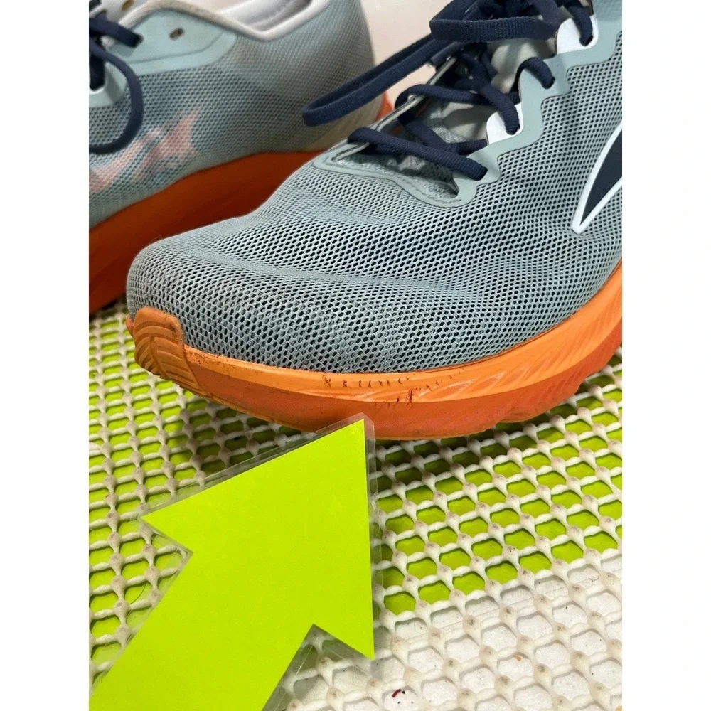 Altra Rivera 3 Running Shoes Men's 10.5 Gray Orange AL0A7R6Y480 Road Sneakers